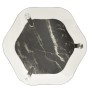 Side table 2 levels transparent and black glass 38x38x50 cm by vidaXL, Side tables - Ref: Foro24-322792, Price: 34,09 €, Disc...