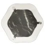Side table 2 levels transparent and black glass 38x38x50 cm by vidaXL, Side tables - Ref: Foro24-322792, Price: 33,00 €, Disc...