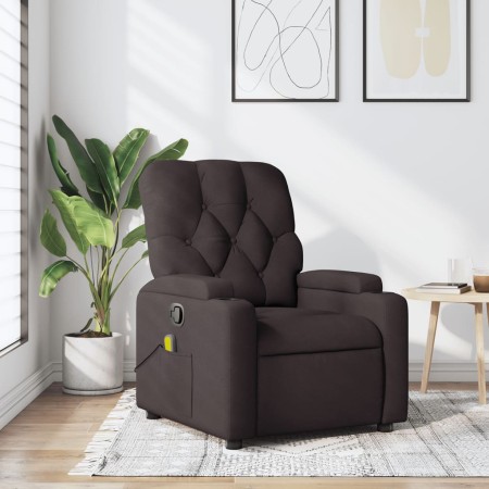 Sillón de masaje reclinable de tela marrón oscuro von , Sessel - Ref: Foro24-372496, Preis: 221,74 €, Rabatt: %