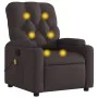 Sillón de masaje reclinable de tela marrón oscuro von , Sessel - Ref: Foro24-372496, Preis: 218,32 €, Rabatt: %