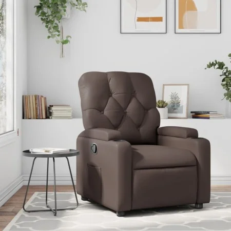 Sillón reclinable de cuero sintético marrón von , Sessel - Ref: Foro24-372505, Preis: 202,32 €, Rabatt: %