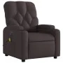 Sillón reclinable de masaje eléctrico tela marrón oscuro de , Sillones - Ref: Foro24-3204703, Precio: 266,87 €, Descuento: %