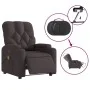 Sillón reclinable de masaje eléctrico tela marrón oscuro de , Sillones - Ref: Foro24-3204703, Precio: 266,87 €, Descuento: %