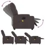 Sillón reclinable de masaje eléctrico tela marrón oscuro de , Sillones - Ref: Foro24-3204703, Precio: 266,87 €, Descuento: %
