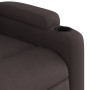 Sillón reclinable de masaje eléctrico tela marrón oscuro by , Armchairs - Ref: Foro24-3204703, Price: 262,01 €, Discount: %