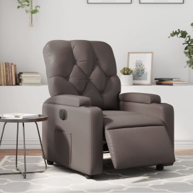 Sillón reclinable eléctrico de cuero sintético marrón von , Sessel - Ref: Foro24-3204760, Preis: 243,95 €, Rabatt: %