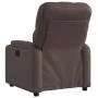 Sillón reclinable eléctrico de cuero sintético marrón de , Sillones - Ref: Foro24-3204760, Precio: 252,39 €, Descuento: %