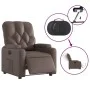 Sillón reclinable eléctrico de cuero sintético marrón de , Sillones - Ref: Foro24-3204760, Precio: 252,39 €, Descuento: %