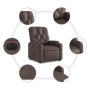 Sillón reclinable eléctrico de cuero sintético marrón von , Sessel - Ref: Foro24-3204760, Preis: 243,95 €, Rabatt: %