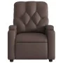 Sillón reclinable eléctrico de cuero sintético marrón de , Sillones - Ref: Foro24-3204760, Precio: 252,39 €, Descuento: %