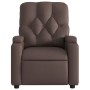 Sillón reclinable eléctrico de cuero sintético marrón von , Sessel - Ref: Foro24-3204760, Preis: 243,95 €, Rabatt: %