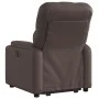 Sillón reclinable elevable cuero sintético marrón by , Armchairs - Ref: Foro24-3204774, Price: 286,92 €, Discount: %