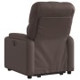 Sillón reclinable elevable cuero sintético marrón by , Armchairs - Ref: Foro24-3204774, Price: 266,93 €, Discount: %