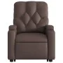 Sillón reclinable elevable cuero sintético marrón by , Armchairs - Ref: Foro24-3204774, Price: 286,92 €, Discount: %