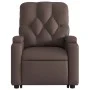 Sillón reclinable elevable eléctrico de cuero sintético marrón by , Armchairs - Ref: Foro24-3204788, Price: 335,39 €, Discoun...