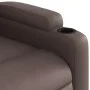 Sillón reclinable elevable eléctrico de cuero sintético marrón by , Armchairs - Ref: Foro24-3204788, Price: 335,39 €, Discoun...