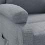 Sillón reclinable de tela gris claro by , Armchairs - Ref: Foro24-348435, Price: 192,22 €, Discount: %