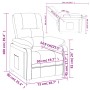 Sillón reclinable de tela verde oscuro von , Sessel - Ref: Foro24-348281, Preis: 175,44 €, Rabatt: %