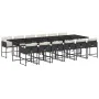 Set comedor de jardín con cojines 13 pzas ratán sintético negro von , Gartensets - Ref: Foro24-3211302, Preis: 889,04 €, Raba...
