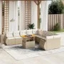 Set de sofás de jardín 11pzas con cojines ratán sintético beige von , Gartensets - Ref: Foro24-3272388, Preis: 862,97 €, Raba...