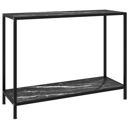 Konsolentisch aus schwarzem Hartglas, 100 x 35 x 75 cm von vidaXL, Seitentische - Ref: Foro24-322838, Preis: 77,83 €, Rabatt: %