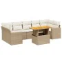Juego de sofás de jardín con cojines beige 8 pzas ratán PE von , Gartensets - Ref: Foro24-3271226, Preis: 610,83 €, Rabatt: %