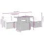 Juego de sofás jardín con cojines 6 pzas ratán sintético beige by , Garden sets - Ref: Foro24-3276243, Price: 437,77 €, Disco...