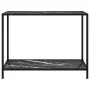 Konsolentisch aus schwarzem Hartglas, 100 x 35 x 75 cm von vidaXL, Seitentische - Ref: Foro24-322838, Preis: 77,83 €, Rabatt: %