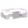 Set de sofás de jardín 9 pzas con cojines ratán sintético beige by , Garden sets - Ref: Foro24-3271450, Price: 639,46 €, Disc...
