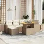 Set sofás de jardín 7 piezas y cojines ratán sintético beige von , Gartensets - Ref: Foro24-3275592, Preis: 533,94 €, Rabatt: %