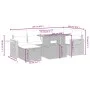 Set sofás de jardín 7 piezas y cojines ratán sintético beige von , Gartensets - Ref: Foro24-3276145, Preis: 567,34 €, Rabatt: %