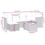 Set sofás de jardín 7 piezas y cojines ratán sintético beige by , Garden sets - Ref: Foro24-3263184, Price: 459,17 €, Discoun...