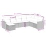 Juego de sofás de jardín con cojines beige 8 pzas ratán PE by , Garden sets - Ref: Foro24-3263584, Price: 531,77 €, Discount: %