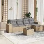 Juego de sofás jardín con cojines beige mezcla 6 pzas ratán PE von , Gartensets - Ref: Foro24-3264405, Preis: 371,91 €, Rabat...