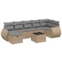 Juego de sofás jardín con cojines beige mezcla 8 pzas ratán PE von , Gartensets - Ref: Foro24-3264135, Preis: 502,02 €, Rabat...