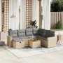Juego de sofás jardín con cojines beige mezcla 8 pzas ratán PE von , Gartensets - Ref: Foro24-3264853, Preis: 479,08 €, Rabat...