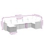 Set sofás de jardín 7 piezas y cojines ratán sintético beige by , Garden sets - Ref: Foro24-3263504, Price: 463,97 €, Discoun...