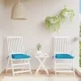 Cojines de silla de jardín 2 uds tela Oxford azul 50x50x7 cm de , Cojines para sillas y sofás - Ref: Foro24-361519, Precio: 2...