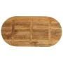 Tablero de mesa ovalado madera maciza de mango 140x60x3,8 cm de , Tableros para mesas - Ref: Foro24-370161, Precio: 163,53 €,...
