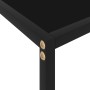 Black tempered glass console table 100x35x75 cm by vidaXL, Side tables - Ref: Foro24-322836, Price: 64,15 €, Discount: %