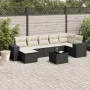 Set de sofás de jardín 8 piezas y cojines ratán sintético negro von , Gartensets - Ref: Foro24-3255223, Preis: 487,75 €, Raba...