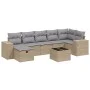 Juego de sofás jardín con cojines beige mezcla 8 pzas ratán PE von , Gartensets - Ref: Foro24-3264445, Preis: 509,08 €, Rabat...