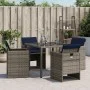 Sillones de jardín con cojines 4 uds ratán sintético gris von , Gartenstühle - Ref: Foro24-4007442, Preis: 226,58 €, Rabatt: %