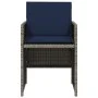 Sillones de jardín con cojines 4 uds ratán sintético gris von , Gartenstühle - Ref: Foro24-4007442, Preis: 226,58 €, Rabatt: %