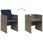 Sillones de jardín con cojines 4 uds ratán sintético gris von , Gartenstühle - Ref: Foro24-4007442, Preis: 185,94 €, Rabatt: %