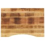 Tablero de escritorio con curva madera mango rugosa 80x50x2,5cm by , Desk accessories and products - Ref: Foro24-370177, Pric...