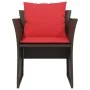 Sillón de jardín con reposapiés ratán sintético marrón by , Garden sets - Ref: Foro24-368622, Price: 125,60 €, Discount: %