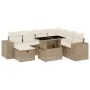 Set de sofás de jardín y cojines 8 piezas ratán sintético beige von , Gartensets - Ref: Foro24-3275318, Preis: 590,81 €, Raba...