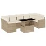 Set de sofás de jardín y cojines 8 piezas ratán sintético beige de , Conjuntos de jardín - Ref: Foro24-3267148, Precio: 606,4...