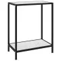 Konsolentisch aus weißem gehärtetem Glas 60x35x75 cm von vidaXL, Seitentische - Ref: Foro24-322829, Preis: 54,40 €, Rabatt: %